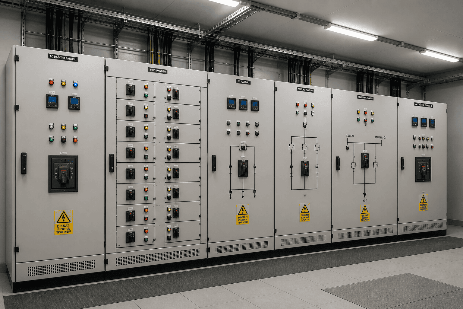AC – DC – MCC Panoları